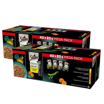 Sheba Nature's Collection Poultry Jelly Flavours - comida húmeda para gatos 80x85g