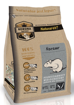 KORONA NATURY Natural-Vit comida para ratas 750g