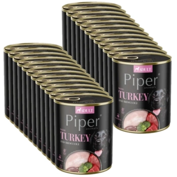 DOLINA NOTECI Piper para perros con pavo y brócoli 24x800g