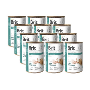 BRIT GF Veterinary Diets Dog Sterilised 12x400g comida húmeda para perros