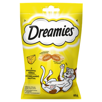 DREAMIES Snack de queso para gatos 60g