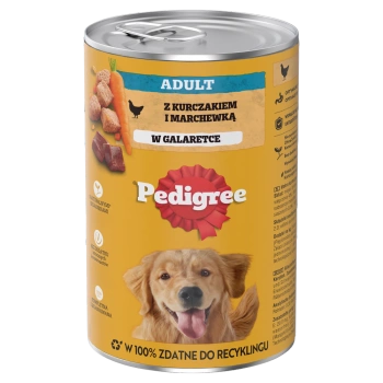 PEDIGREE Adult lata 1200g - alimento húmedo completo para perros adultos, con pollo en gelatina