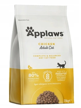 Alimento seco para gatos adultos Applaws con pollo, 7,5 kg