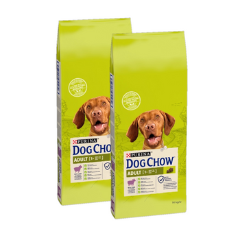 Purina Dog Chow Adulto con Cordero 2x14kg