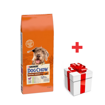 Purina Dog Chow Mature con Cordero 14kg + ¡Sorpresa GRATIS para el PERRO!