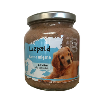 Pienso Leopold con carne de ave para cachorros 300g