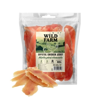 WILD FARM Pechuga de pollo suave 500g golosinas para perros