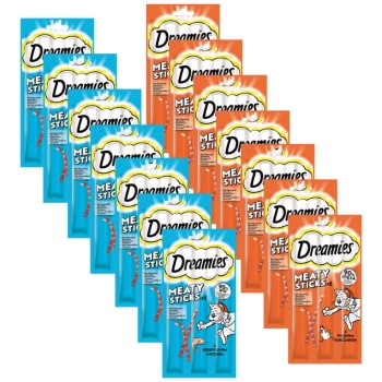 DREAMIES 14x30g – alimento complementario para gatos adultos Mezcla de Sabores