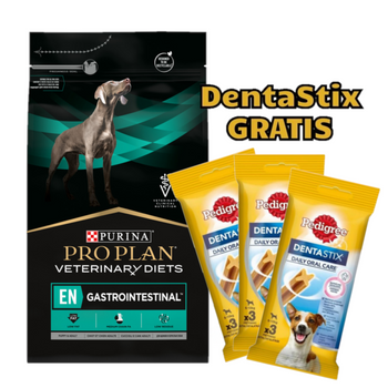 PURINA Pro Plan Veterinary Diets ES Gastrointestinal Perro 5kg + 3x DentaStix GRATIS!