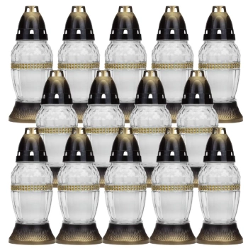 LUKS Vela funeraria 401C 21 cm 14 unidades