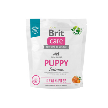 BRIT CARE Dog Grain-free Puppy Salmón 1kg