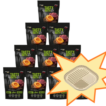 Plato de gelatina de ciervo Tasty Dogs Life 10x500 g