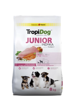 Tropidog Premium Junior Razas Pequeñas y Medianas Salmón con Arroz 8kg