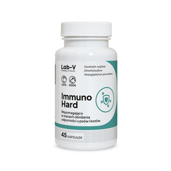 Lab-v Immuno Hard – Fortalecimiento del sistema inmunitario para perros y gatos (45 cápsulas)