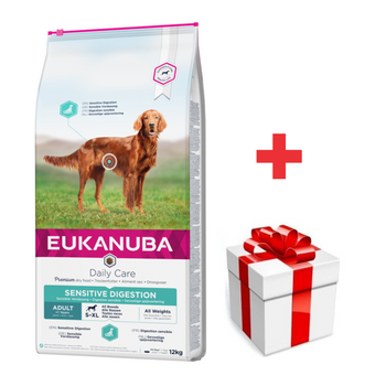Eukanuba Daily Care Adulto Digestión Sensible 12kg + sorpresa GRATUITA