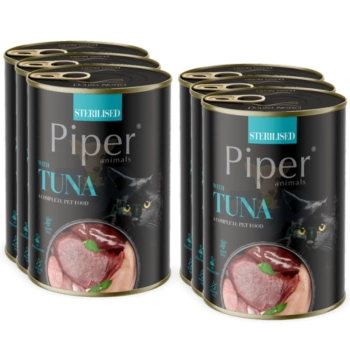 DOLINA NOTECI Piper para gatos esterilizados con atún 6x400g