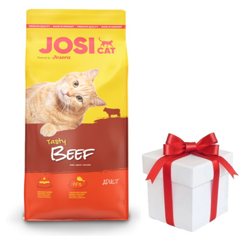 JosiCat Josera Tasty Beef 18kg + ¡Sorpresa para el Gato GRATIS!