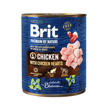Brit Premium By Nature Pollo con Corazones de Pollo 800g