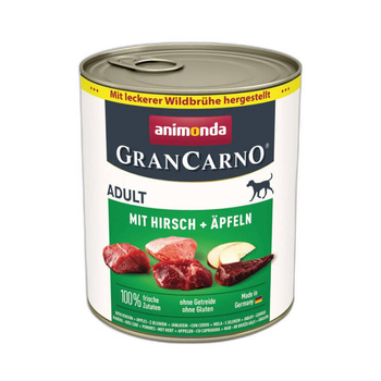 ANIMONDA GranCarno sabor Perro Adulto: Ciervo + Manzana 6x800g
