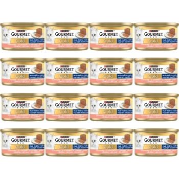 Purina Gourmet Gold mousse con salmón 48x85g