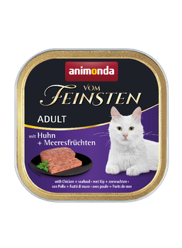 Animonda Vom Feinsten Gato Adulto Pollo y Marisco 100g