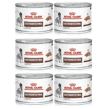 ROYAL CANIN Gastro Intestinal Bajo en Grasa lata 6x200g