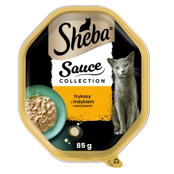 Sheba Salsa Especial con Pavo y Verduras 85g