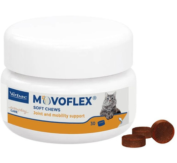 VIRBAC Movoflex gotas articulares para gatos 30 croquetas