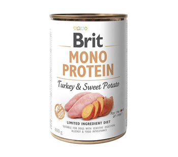 Brit Mono Protein con Pavo y Boniatos 400g