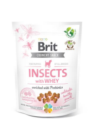 Brit Care Dog Crunchy Cracker Puppy Insectos Rico En Suero 200g