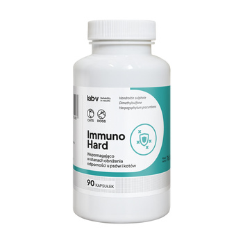 LAB-V Immuno Hard - Refuerzo inmunitario para perros y gatos 90 cápsulas
