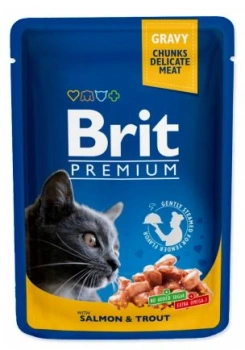 Brit Premium Gato Adulto con Salmón y Trucha 100g