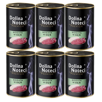 Dolina Noteci Premium para gatos rica en oca 6x400g