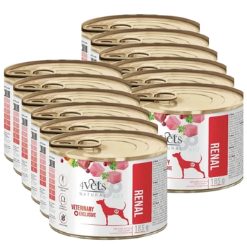 4Vets Dog Renal 12 x 185 g