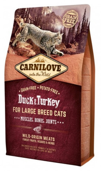 CARNILOVE Gato Pato y Pavo Para Razas Grandes 2kg