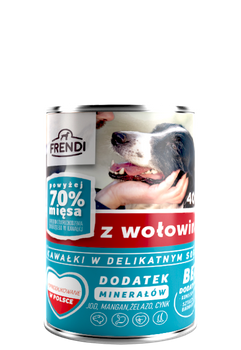 Frendi Trozos en salsa delicada con ternera 400g