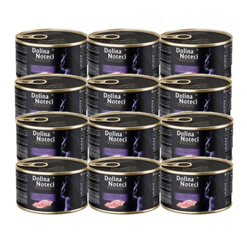 DOLINA NOTECI Premium para gatos rico en conejo 12x185g