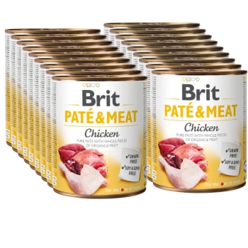 Brit Pate & Carne con Pollo 18x800g