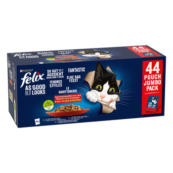 Felix Fantastic MIX sabores en gelatina: 44x85g