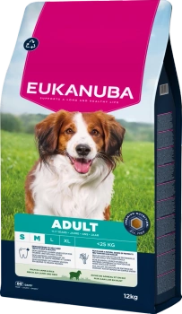 EUKANUBA Adult Small&Medium Breed Rico en cordero y arroz12kg