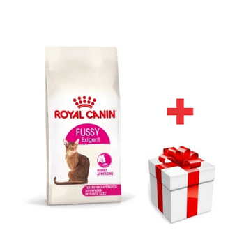 Alimento seco ROYAL CANIN Fussy Exigent de 10 kg para gatos adultos con necesidades alimenticias exigentes + sorpresa para el gato