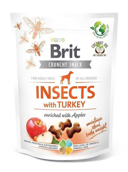 Brit Care Dog Crunchy Cracker Insectos Rico En Pavo 200g