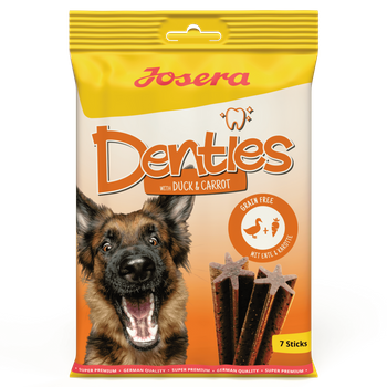JOSERA Dentitos con pato y zanahorias 180g