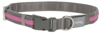 Collar luminoso KERBL Light &amp; Reflex Rosa 35-50cm