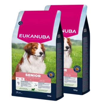 EUKANUBA Mature&Senior Small & Medium Breeds Cordero y arroz 2x12 kg