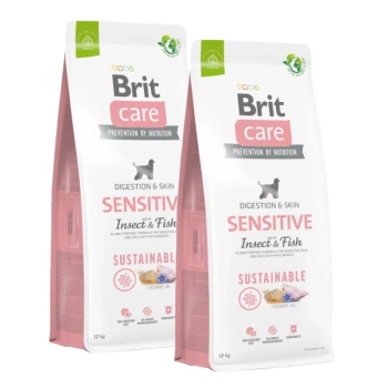 BRIT CARE Insectos y Peces Sensibles Sostenibles 2x12kg