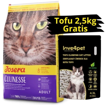 Josera Culinesse 10kg + arena GRATIS