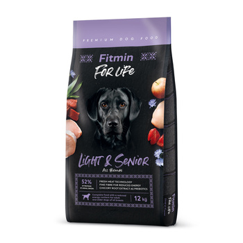 FITMIN For Life Light &amp; Senior 2 x 12 kg