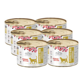 4Vets Cat Urinary Non-struvite 6x185g