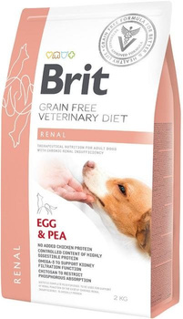 Brit Grain Free Veterinary Diets Perro Renal Huevo y Guisantes 2kg